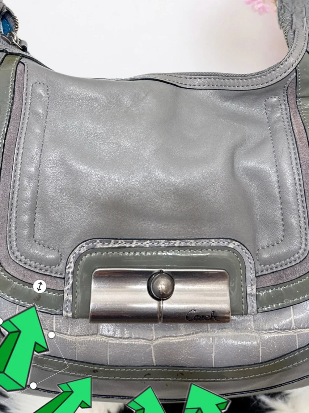 COACH KRISTIN SPECTATOR LEATHER HOBO